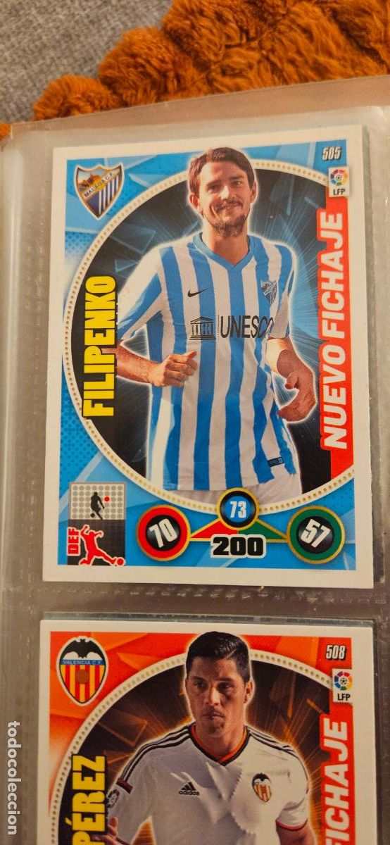 Fu&szlig;ball-Sticker: nuevo fichaje 505 filipenko malaga adrenalyn 2014 2014 14 15 trading card