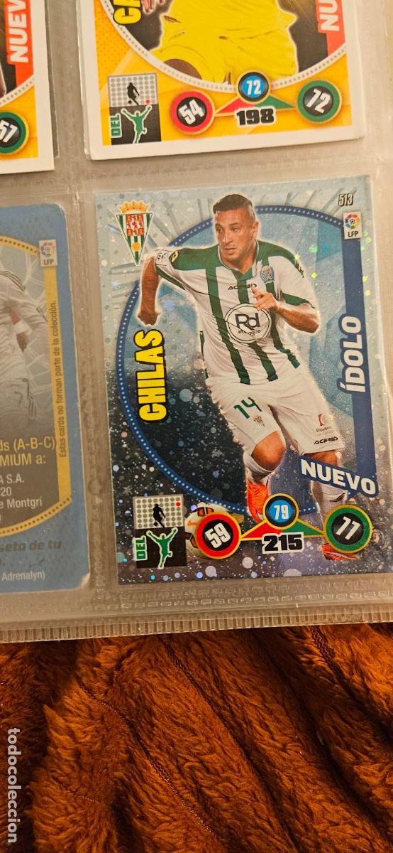 Fu&szlig;ball-Sticker: 513 ghilas cordoba nuevo idolo adrenalyn 2014 2014 14 15 trading card