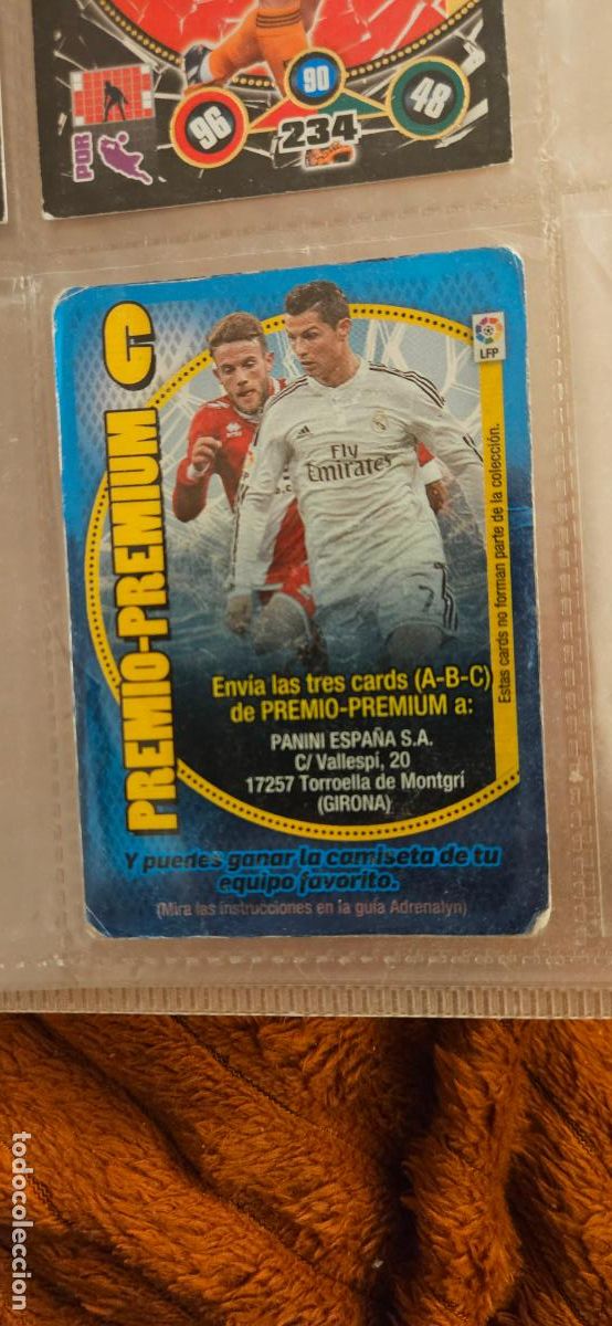 Figurine di Calcio: premio premiuc C cristiano ronaldo adrenalyn 2014 2014 14 15 trading card