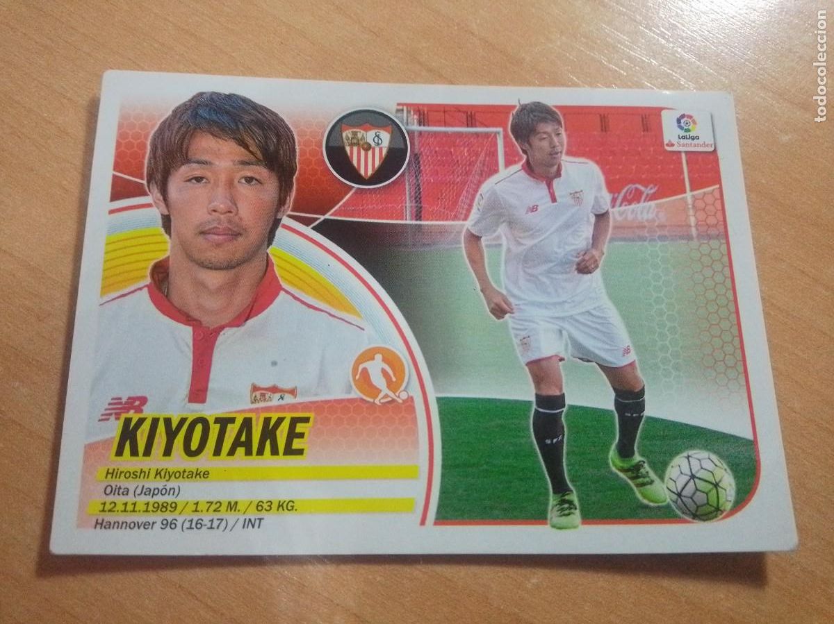 Cartes &agrave; collectionner de Football: KIYOTAKE FICHAJE 5 DEL SEVILLA 16 17 LIGA ESTE 2016 2017 PANINI SIN PEGAR