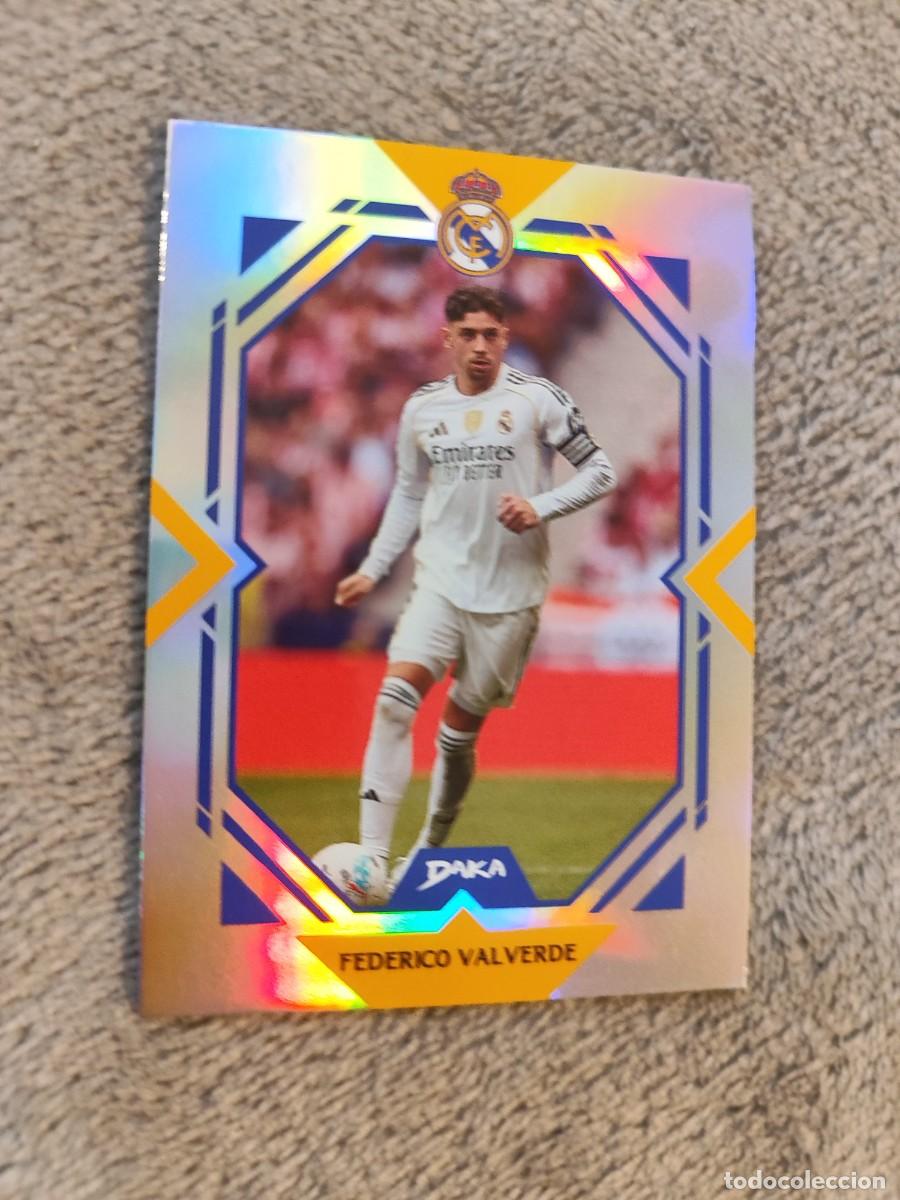Figurine di Calcio: RM-9-A REAL MADRID FEDERICO VALVERDE REAL MADRID PARALELA NUMERADA 299 DAKA TOP AUDIENCE 2025 26 202