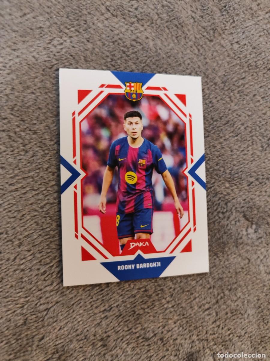 Cromos de f&uacute;tbol: FCB-6-A F.C. BARCELONA RONNY BARDGHJI BARCELONA DAKA TOP AUDIENCE 2025 26 2026 25