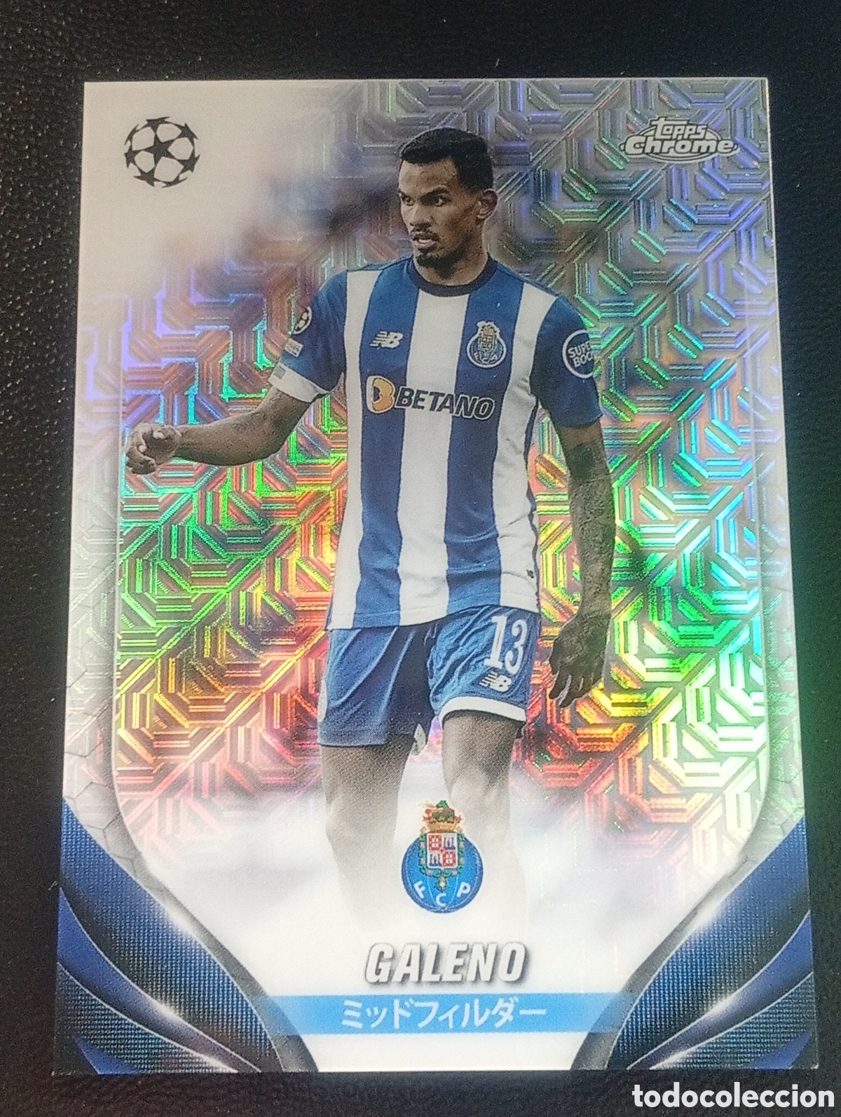 Football Stickers: 167 paralela GALENO PORTO OPORTO TOPPS CHROME 2023 2024 24 MATCH ATTAX MEGACRACKS PANINI JAPON