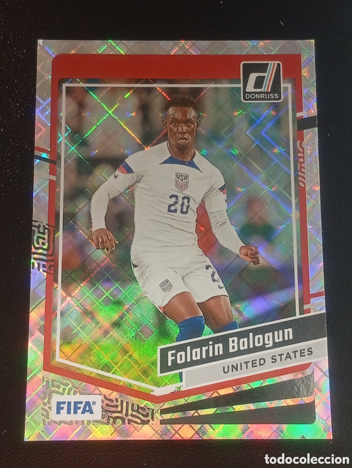 Figurine di Calcio: 63 paralela FOLARIN BALOGUN USA EEUU 2023 2024 23 24 PANINI DONRUSS CROMOS CARDS TOPPS PARALELA