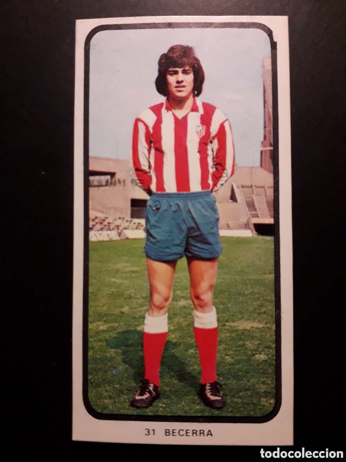 Cromos de F&uacute;tbol: BECERRA AT MADRID N&deg; 31 RUIZ ROMERO 73 74 1973 1974, DESPEGADO PEDIDO M&Iacute;NIMO 3&euro;