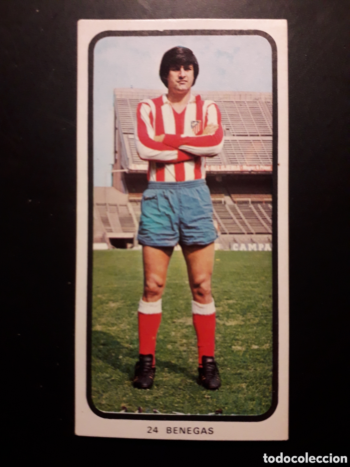 Cromos de F&uacute;tbol: BENEGAS AT MADRID N&deg; 24 RUIZ ROMERO 73 74 1973 1974, DESPEGADO PEDIDO M&Iacute;NIMO 3&euro;
