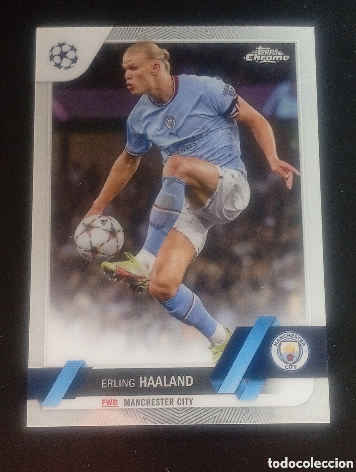 Cromos de f&uacute;tbol: 99 base HAALAND CITY TOPPS CHROME COMPETITIONS 2022 2023 22 23 CROMOS CARDS PANINI MEGACRACKS