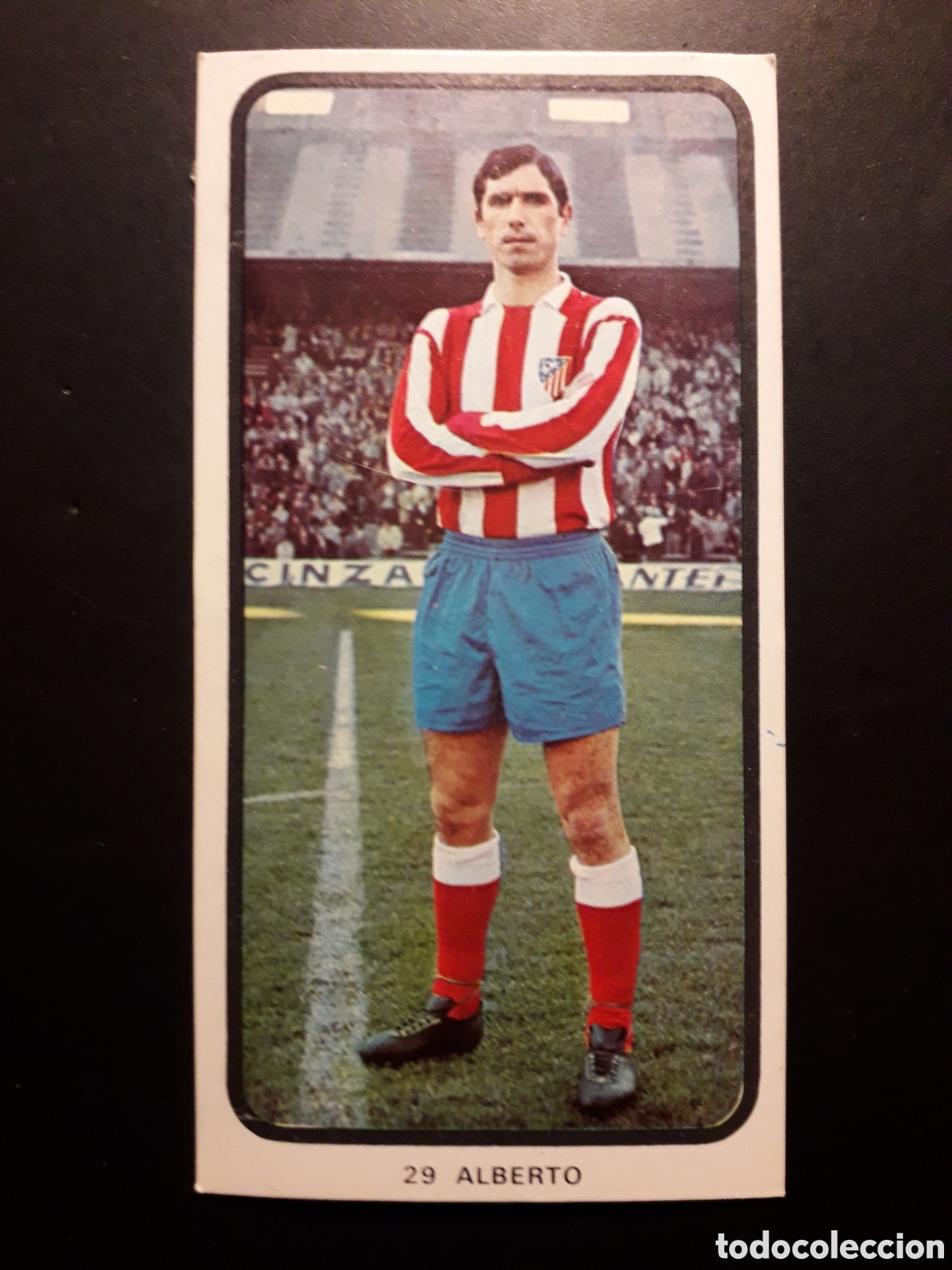 Cromos de F&uacute;tbol: ALBERTO AT MADRID N&deg; 29 RUIZ ROMERO 73 74 1973 1974, DESPEGADO, PEDIDO M&Iacute;NIMO 3&euro;
