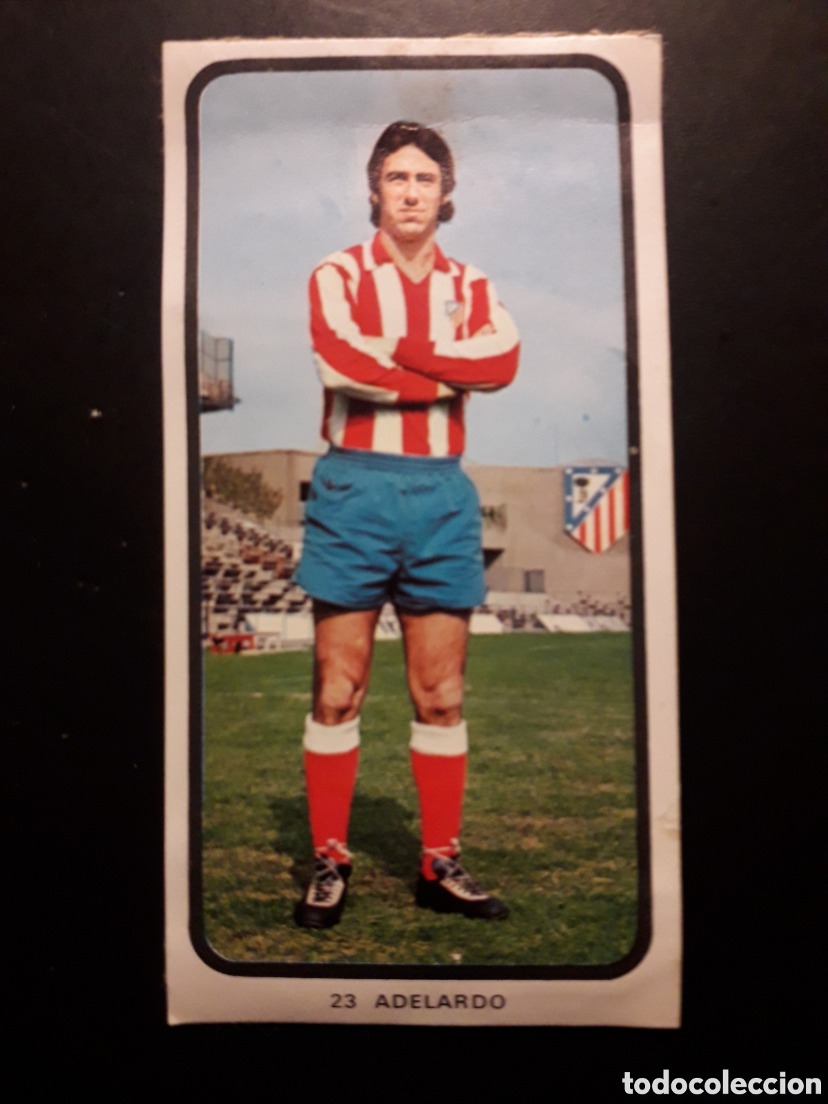 Cromos de F&uacute;tbol: ADELARDO AT MADRID N&deg; 23 RUIZ ROMERO 73 74 1973 1974, DESPEGADO, PEDIDO M&Iacute;NIMO 3&euro;.