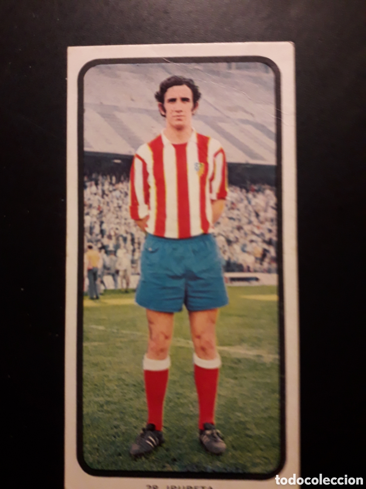 Cromos de F&uacute;tbol: IRURETA AT MADRID N&deg; 28 RUIZ ROMERO 73 74 1973 1974, DESPEGADO, PEDIDO M&Iacute;NIMO 3&euro;