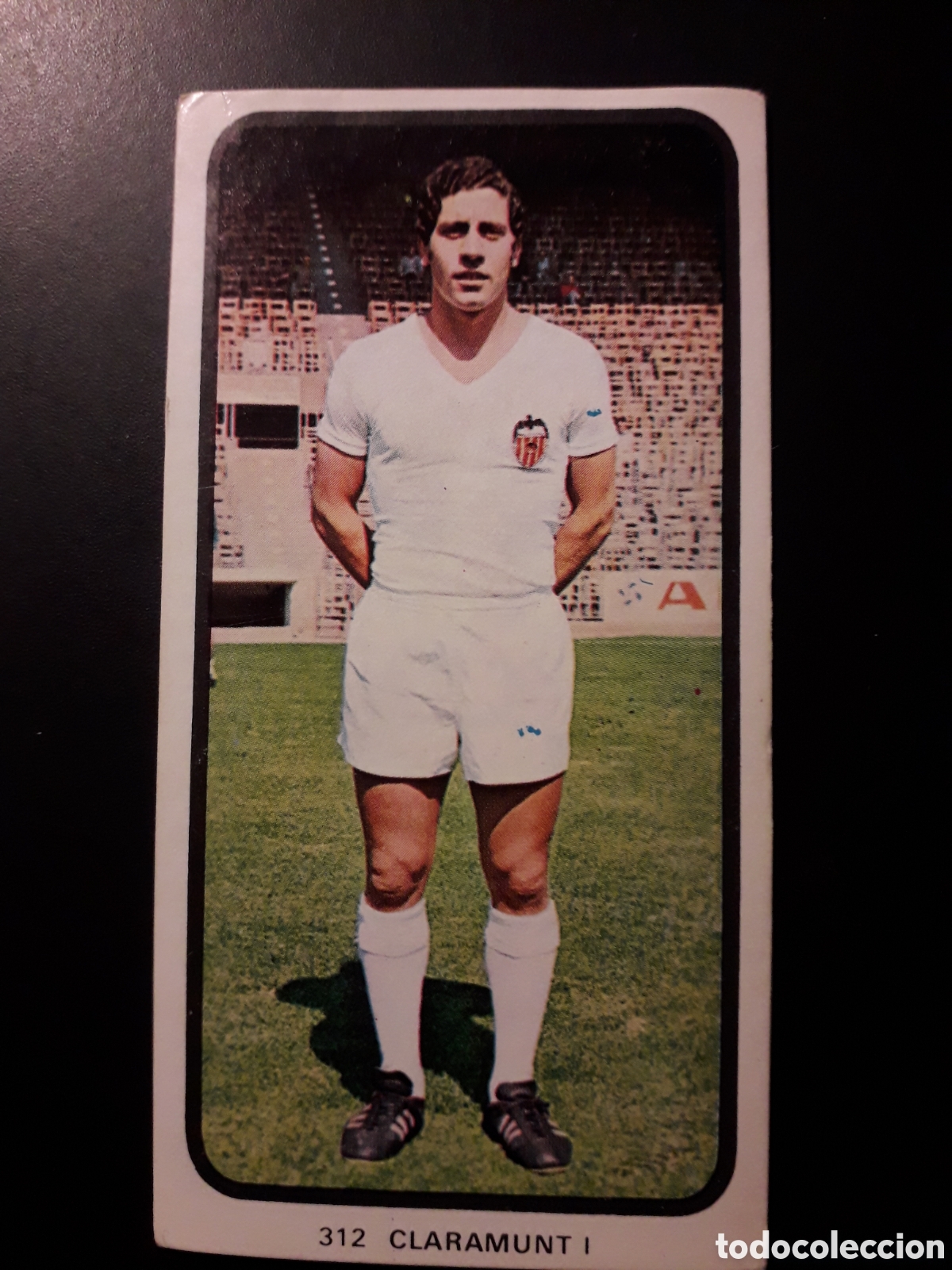 Cromos de F&uacute;tbol: CLARAMUNT I VALENCIA CF N&deg; 312 RUIZ ROMERO 73 74 1973 1974, DESPEGADO, PEDIDO M&Iacute;NIMO 3&euro;