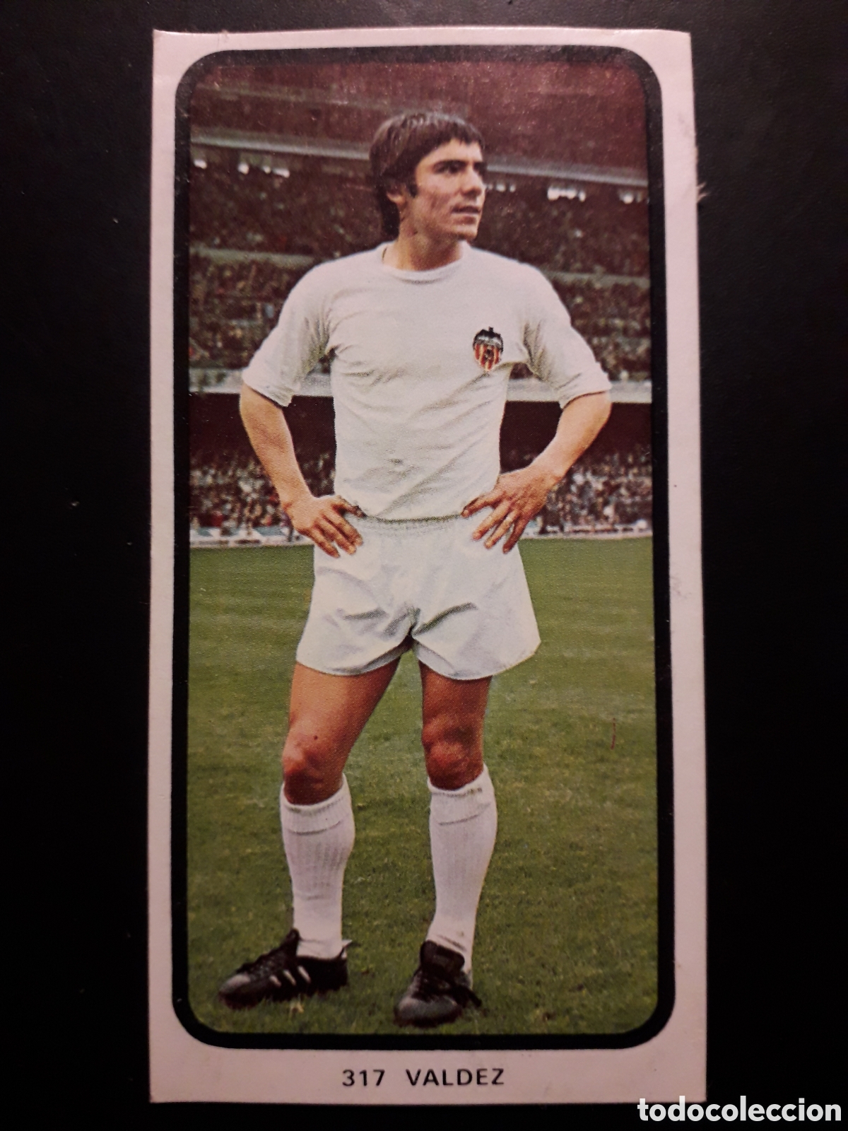 Cromos de F&uacute;tbol: VALDEZ VALENCIA CF N&deg; 317 RUIZ ROMERO 73 74 1973 1974, DESPEGADO, PEDIDO M&Iacute;NIMO 3&euro;