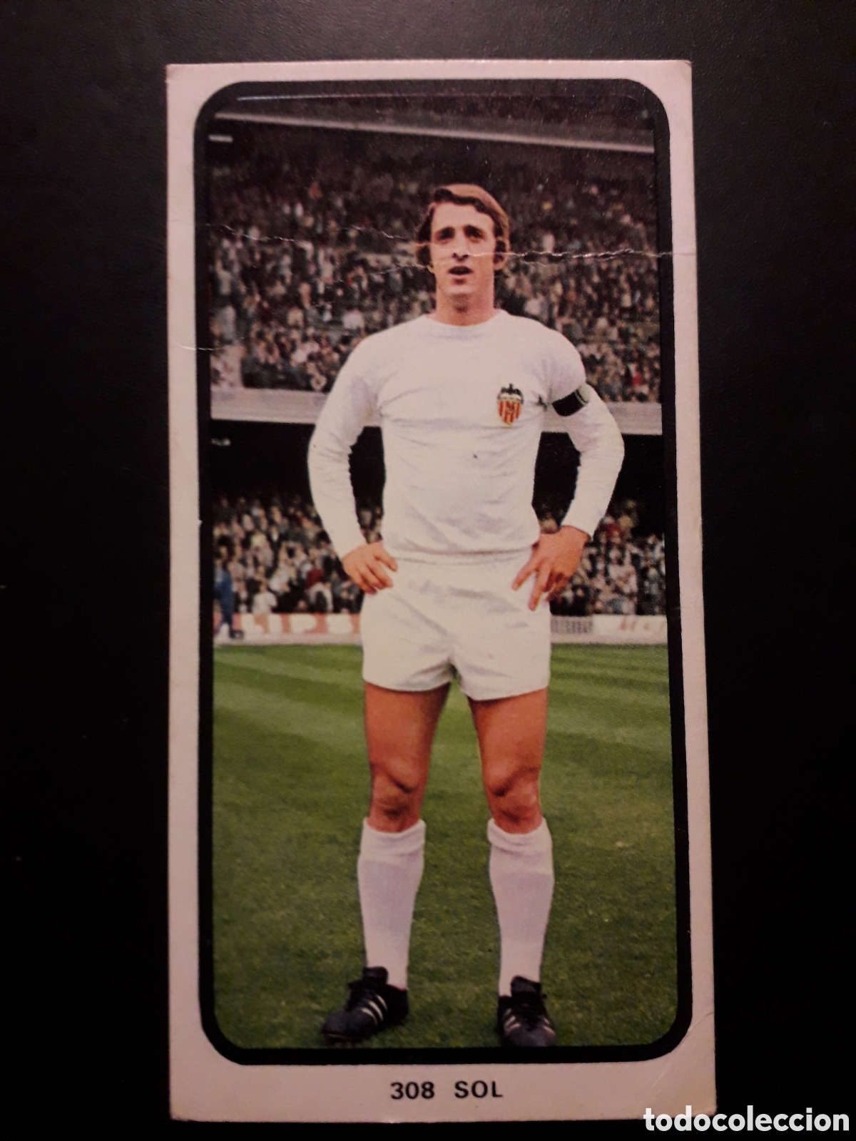 Cromos de F&uacute;tbol: SOL VALENCIA CF N&deg; 308 RUIZ ROMERO 73 74 1973 1974, DESPEGADO, PEDIDO M&Iacute;NIMO 3&euro;