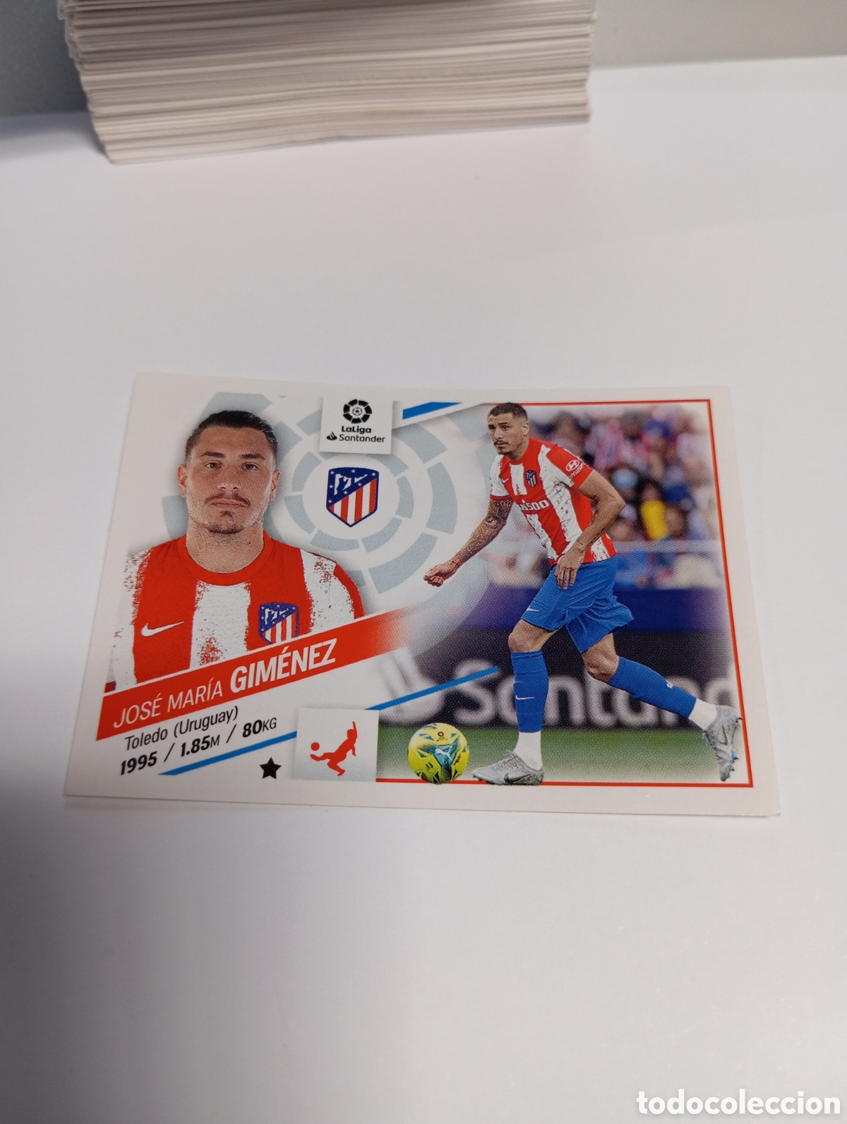 Fu&szlig;ball-Sticker: Gim&eacute;nez 7 ATL&Eacute;TICO DE MADRID LIGA 22-23 LIGA ESTE 2022 2023