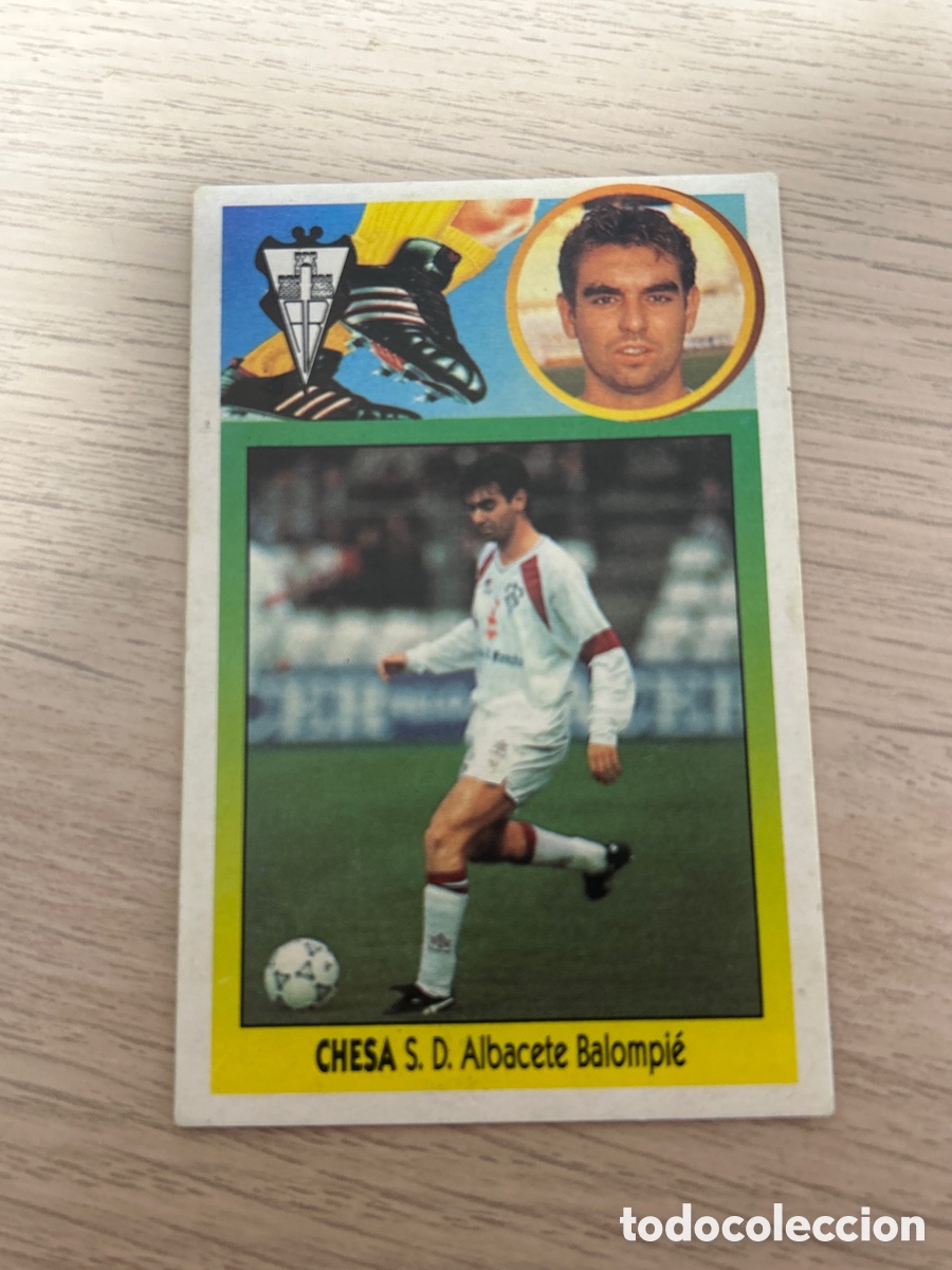 Football Stickers: CHESA ALBACETE BALOMPIE LIGA ESTE 1993 1994 93 94 CARTON NUNCA PEGADO SIN PEGAR