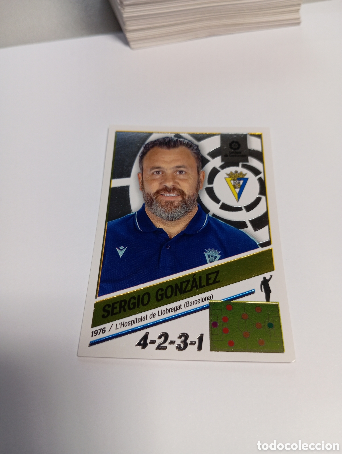 Fu&szlig;ball-Sticker: Sergio Gonz&aacute;lez 2 C&Aacute;DIZ LIGA 22-23 LIGA ESTE 2022 2023