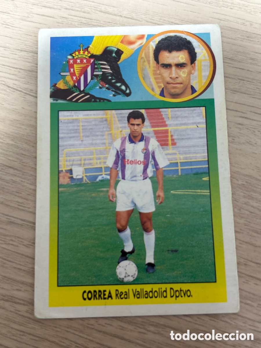 Football Stickers: CORREA VALLADOLID FICHAJE 26 CARTON LIGA ESTE 1993 1994 93 94 NUNCA PEGADO SIN PEGAR