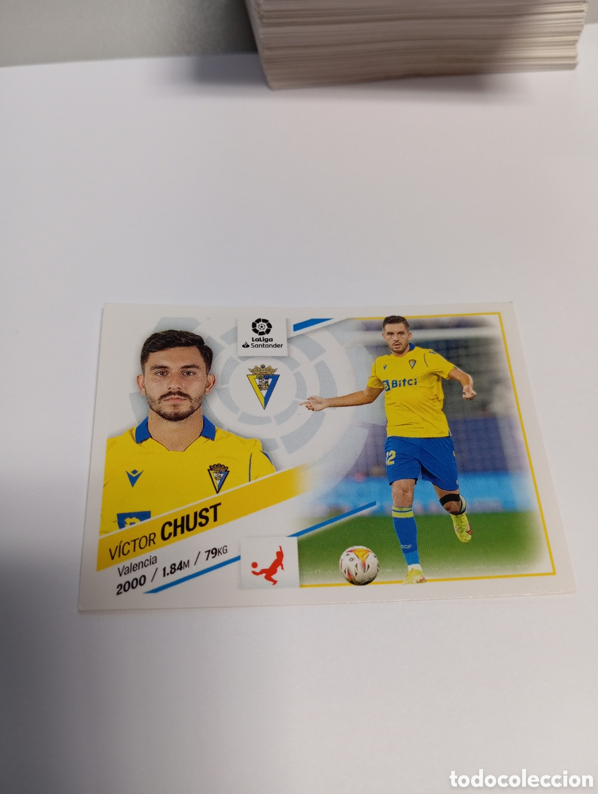 Fu&szlig;ball-Sticker: Chust 9 A C&Aacute;DIZ LIGA 22-23 LIGA ESTE 2022 2023