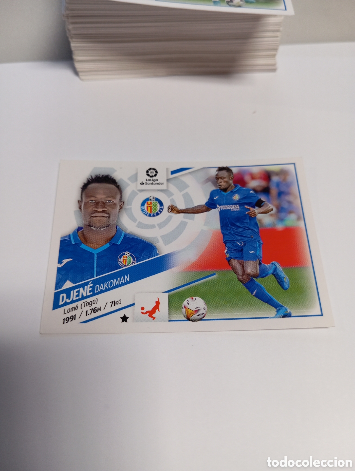 Fu&szlig;ball-Sticker: Djene 7 GETAFE LIGA 22-23 ESTE 2022 2023 PANINI