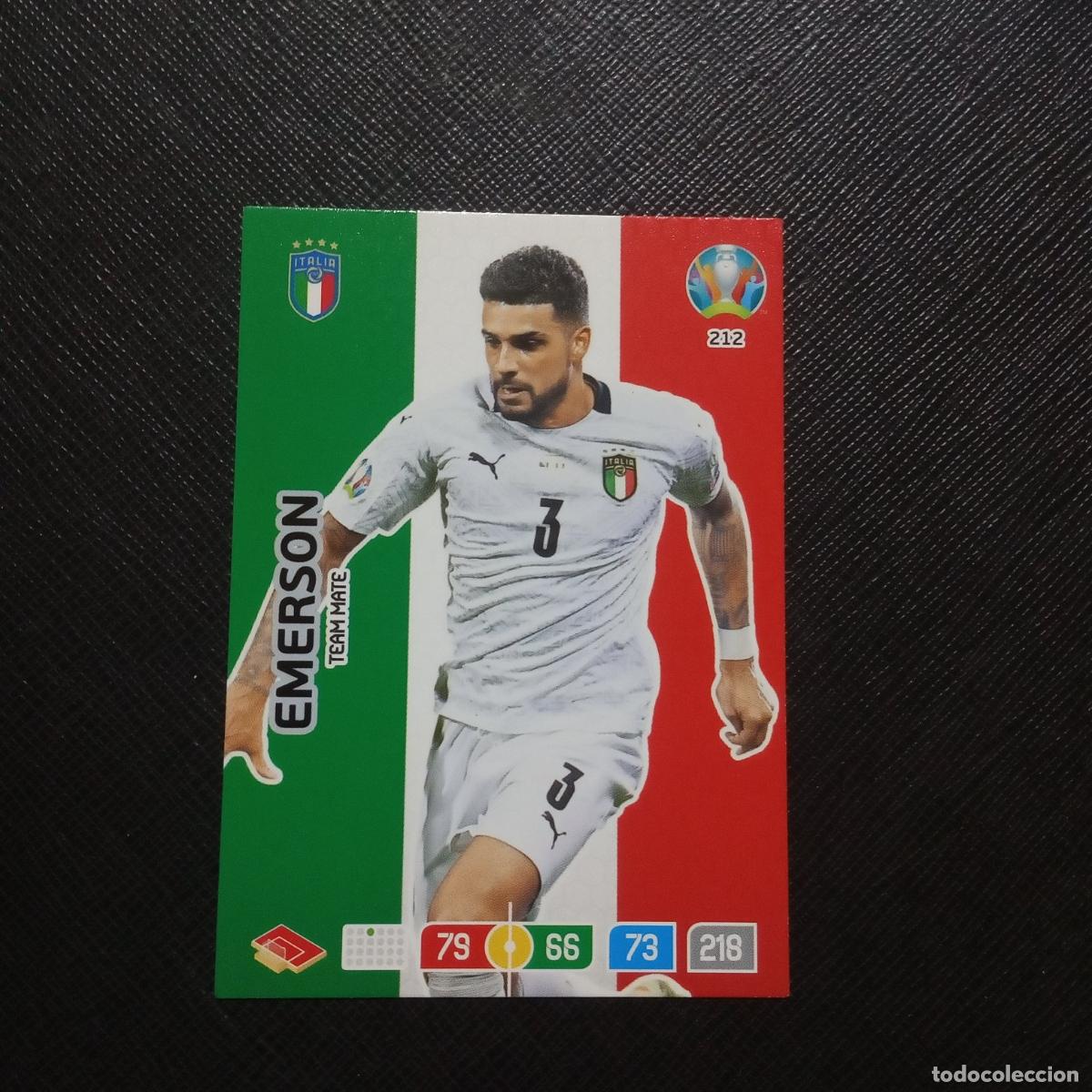 Cromos de f&uacute;tbol: 212 EMERSON ITALIA PANINI ADRENALYN XL UEFA EURO 2020 CROMO FUTBOL 20 - A202 PG379