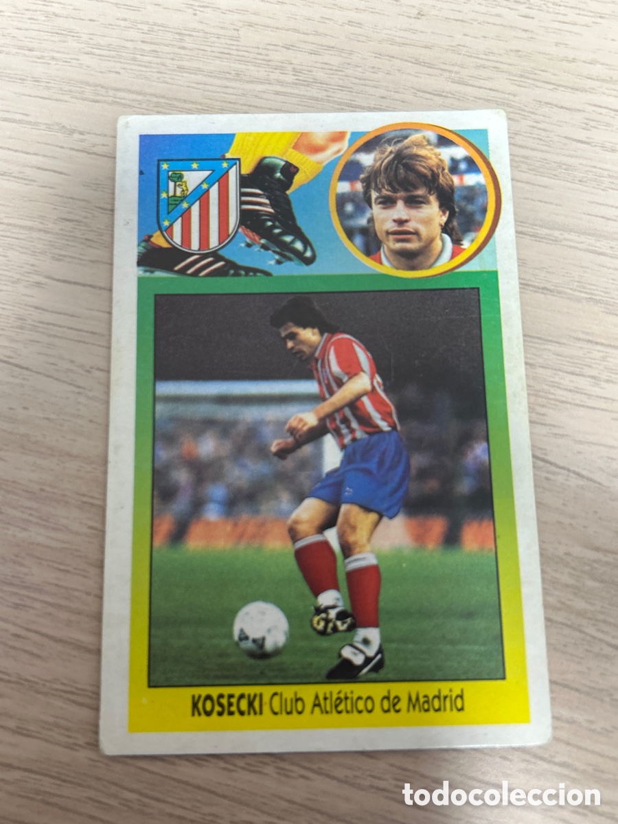 Football Stickers: KOSECKI ATLETICO MADRID FICHAJE 4 CARTON LIGA ESTE 1993 1994 93 94 NUNCA PEGADO SIN PEGAR