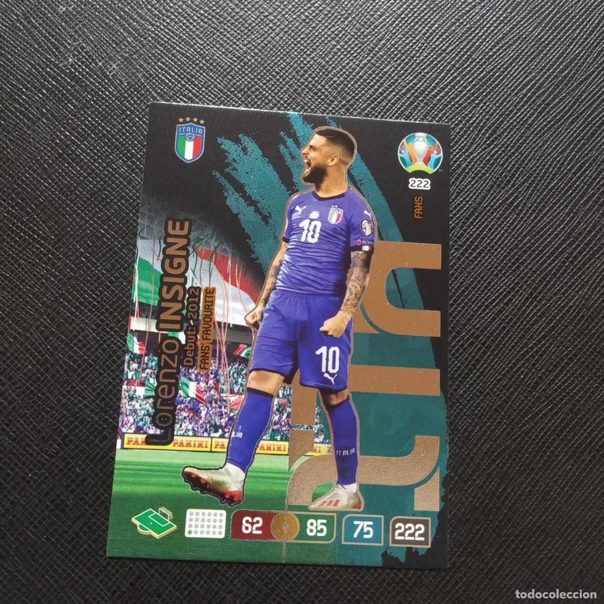 Cromos de Futebol: 222 INSIGNE ITALIA PANINI ADRENALYN XL UEFA EURO 2020 CROMO FUTBOL 20 - A202 PG397