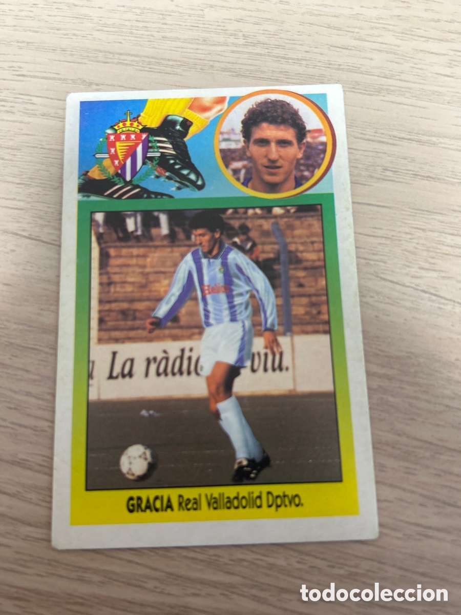 Football Stickers: GRACIA VALLADOLID COLOCA CARTON LIGA ESTE 1993 1994 93 94 NUNCA PEGADO SIN PEGAR