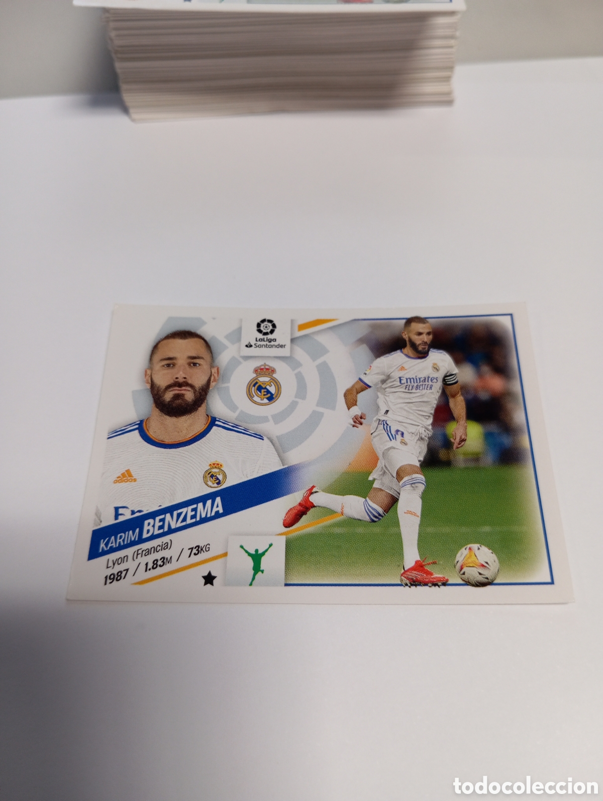 Cromos de F&uacute;tbol: Benzema 20 REAL MADRID LIGA 22-23 ESTE 2022 2023 PANINI