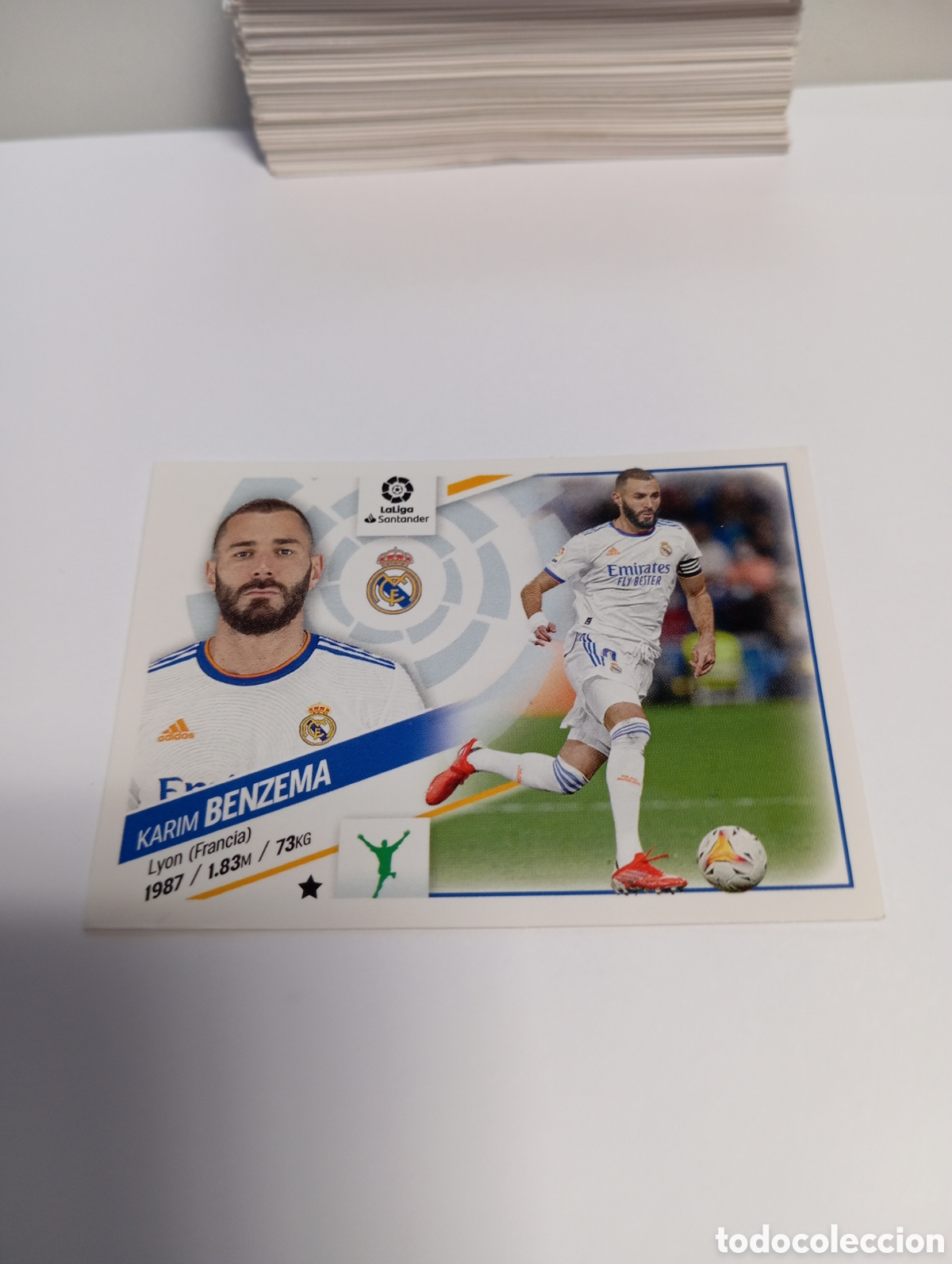 Cromos de F&uacute;tbol: Benzema 20 REAL MADRID LIGA 22-23 ESTE 2022 2023 PANINI