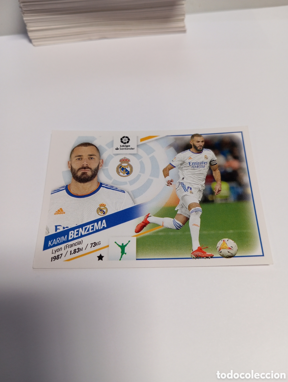 Cromos de F&uacute;tbol: Benzema 20 REAL MADRID LIGA 22-23 ESTE 2022 2023 PANINI