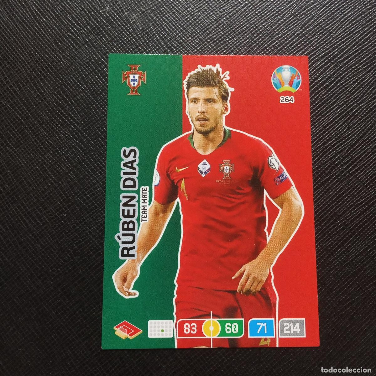 Cromos de Futebol: 264 RUBEN DIAS PORTUGAL PANINI ADRENALYN XL UEFA EURO 2020 CROMO FUTBOL 20 - A202 PG469