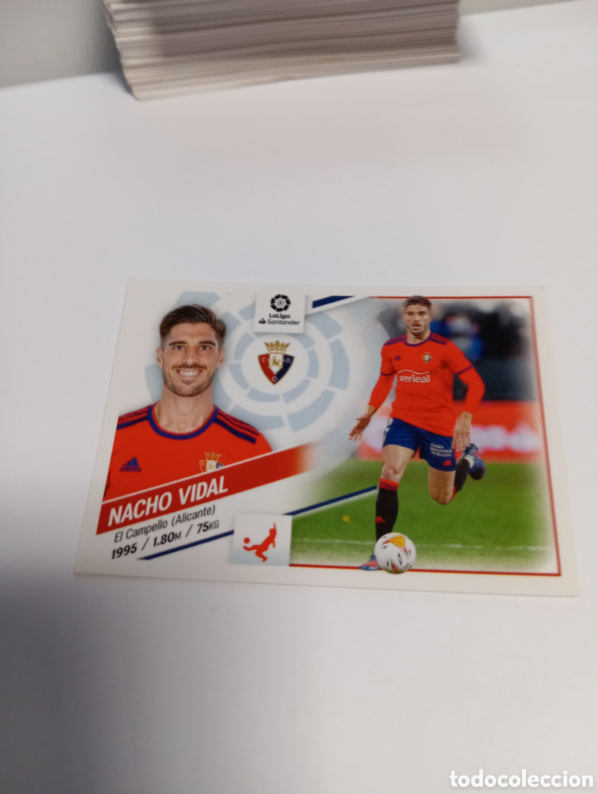 Fu&szlig;ball-Sticker: Nacho Vidal 5 OSASUNA LIGA 22-23 ESTE 2022 2023 PANINI