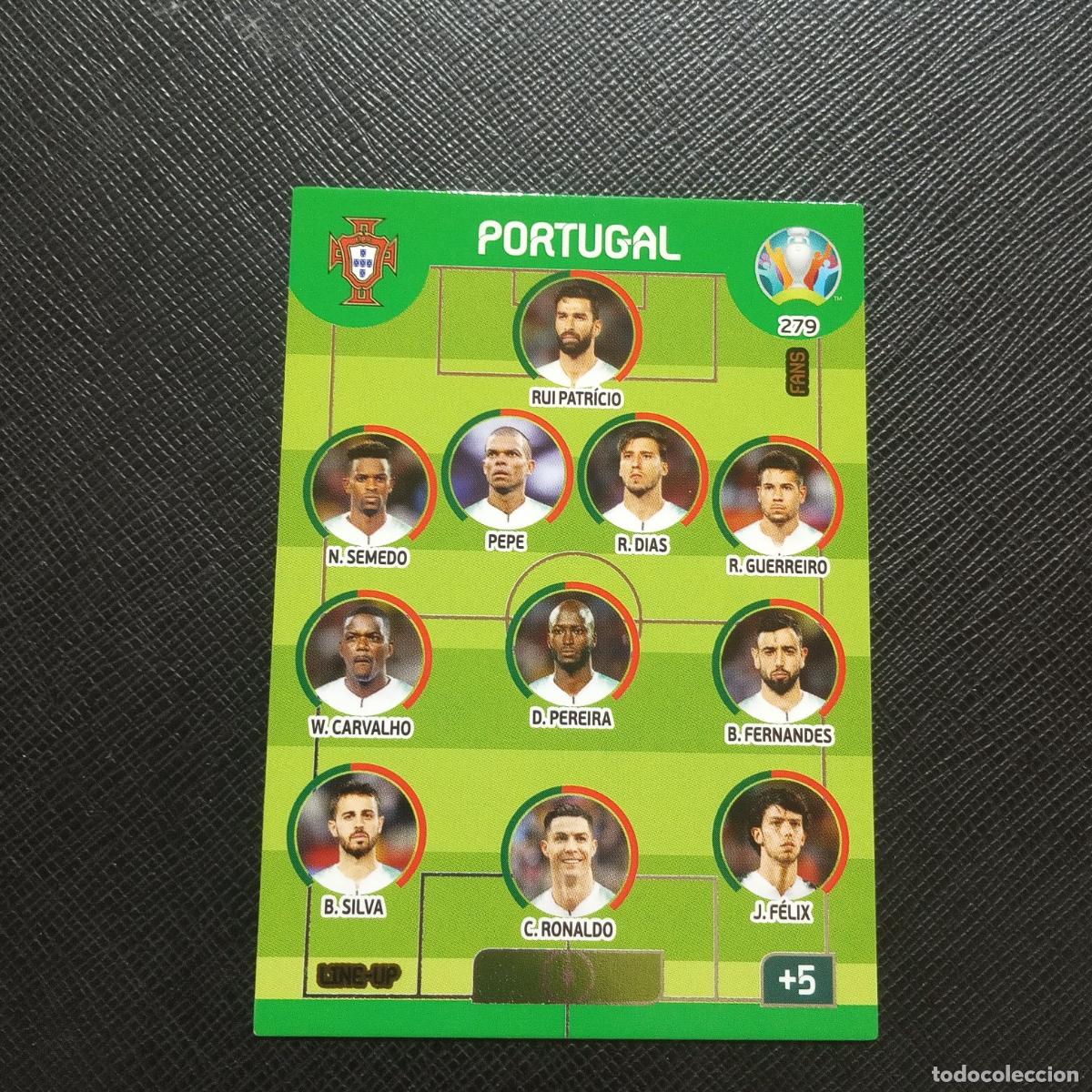 Figurine di Calcio: 279 ALINEACION PORTUGAL PANINI ADRENALYN XL UEFA EURO 2020 CROMO FUTBOL 20 - A202 PG487