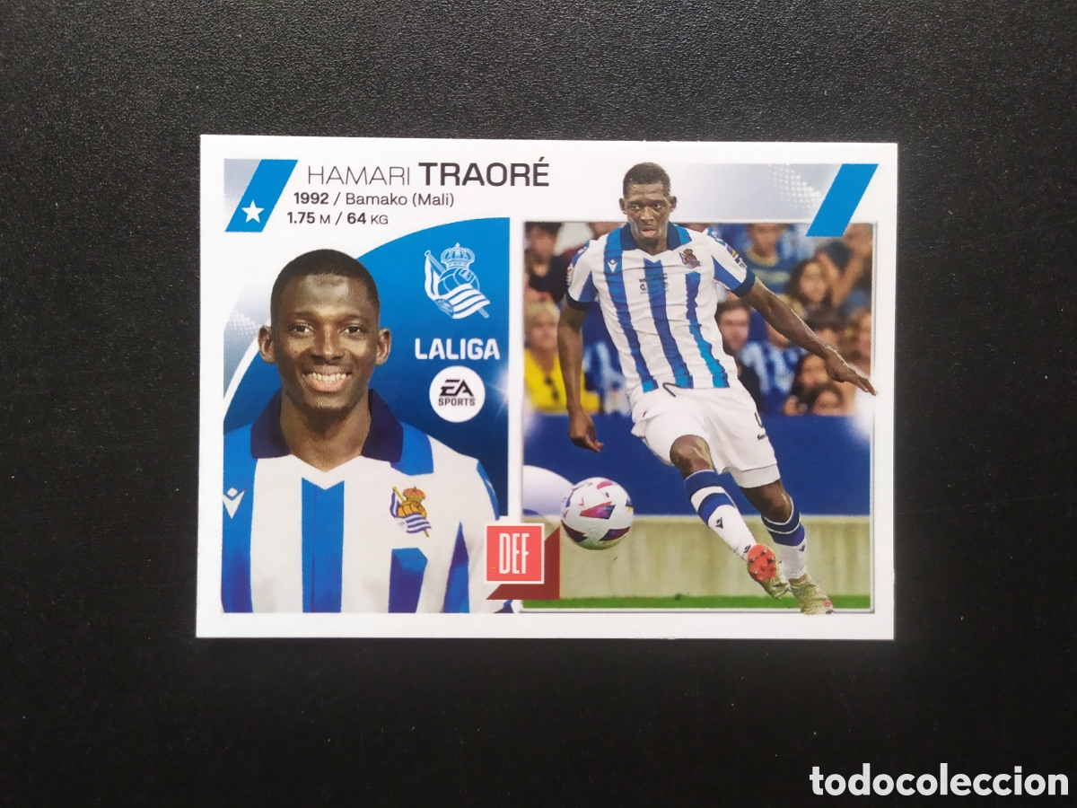 Cromos de Futebol: Liga este 2023 2024 23 24 panini Traore fichaje n&deg; 17 Real Sociedad