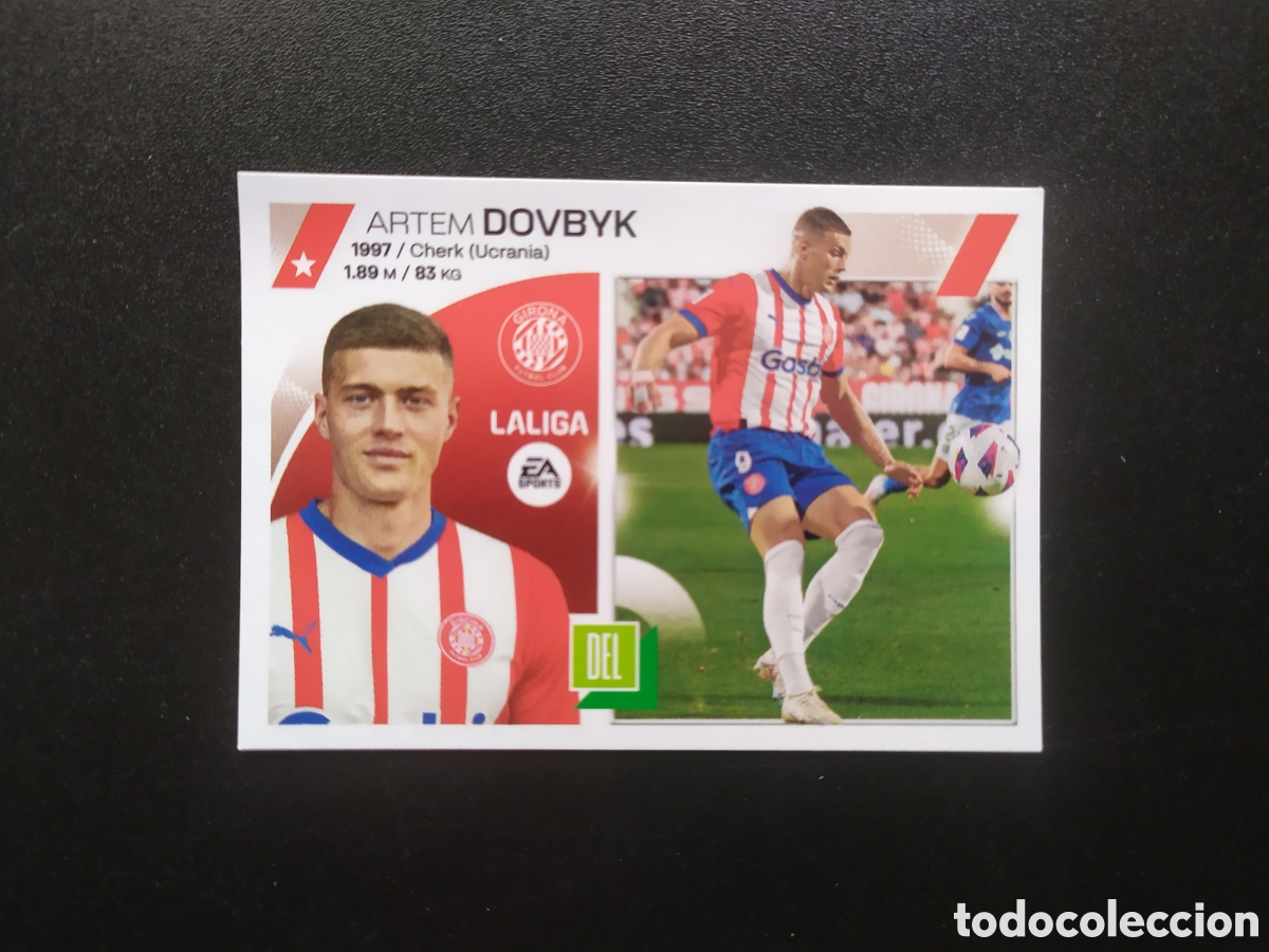 Cromos de f&uacute;tbol: Liga este 2023 2024 23 24 panini Dovbyk fichaje n&deg; 32 Girona