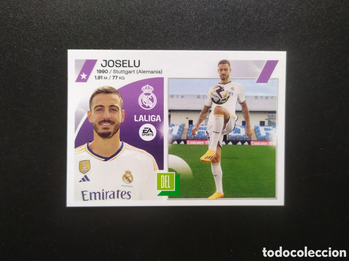 Figurine di Calcio: Liga este 2023 2024 23 24 panini Joselu fichaje n&deg; 3 Real Madrid