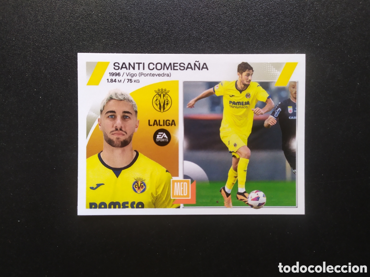 Figurine di Calcio: Liga este 2023 2024 23 24 panini Santi Comesa&ntilde;a fichaje n&deg; 18 Villarreal