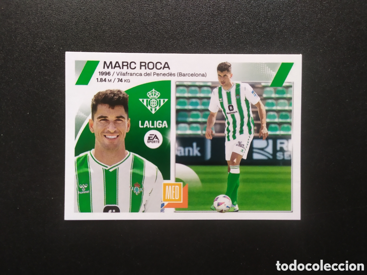 Cromos de F&uacute;tbol: Liga este 2023 2024 23 24 panini Marc Roca fichaje n&deg; 20 Real Betis