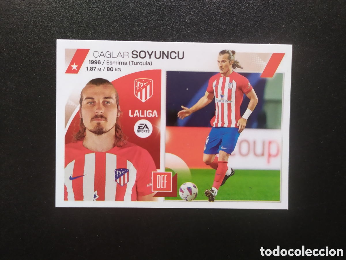 Figurine di Calcio: Liga este 2023 2024 23 24 panini Soyuncu fichaje n&deg; 5 Atl&eacute;tico Madrid
