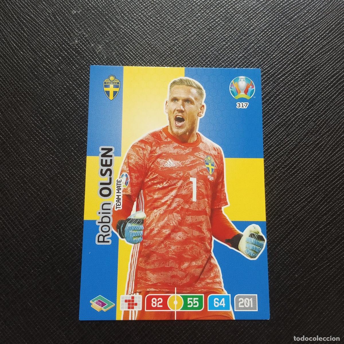 Fu&szlig;ball-Sticker: 317 OLSEN SUECIA PANINI ADRENALYN XL UEFA EURO 2020 CROMO FUTBOL 20 - A201 PG64