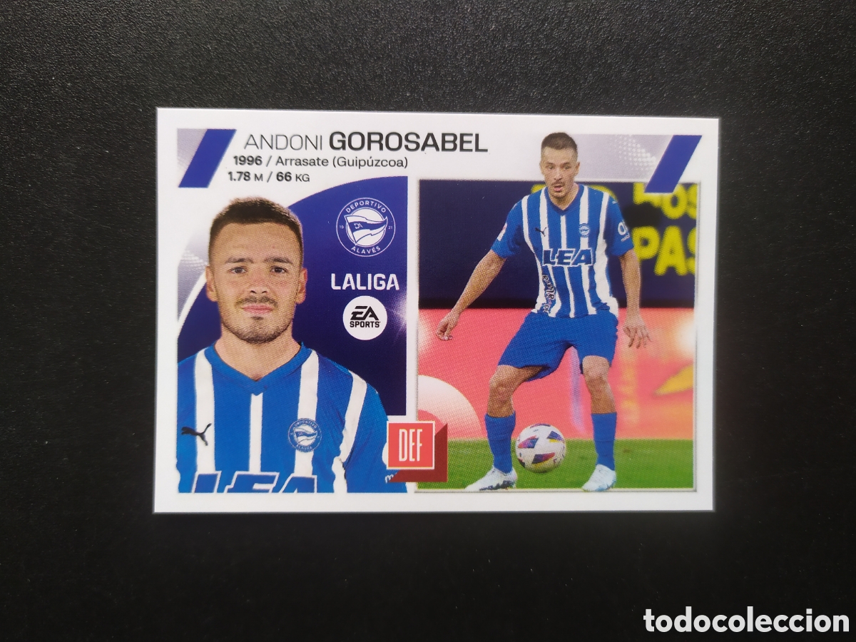 Fu&szlig;ball-Sticker: Liga este 2023 2024 23 24 panini Gorosabel fichaje n&deg; 28 Alaves