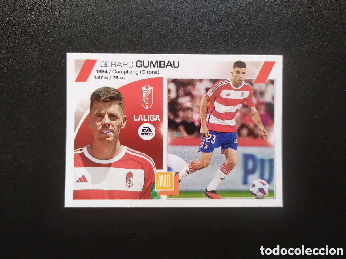 Cromos de f&uacute;tbol: Liga este 2023 2024 23 24 panini Gumbau fichaje n&deg; 33 Granada