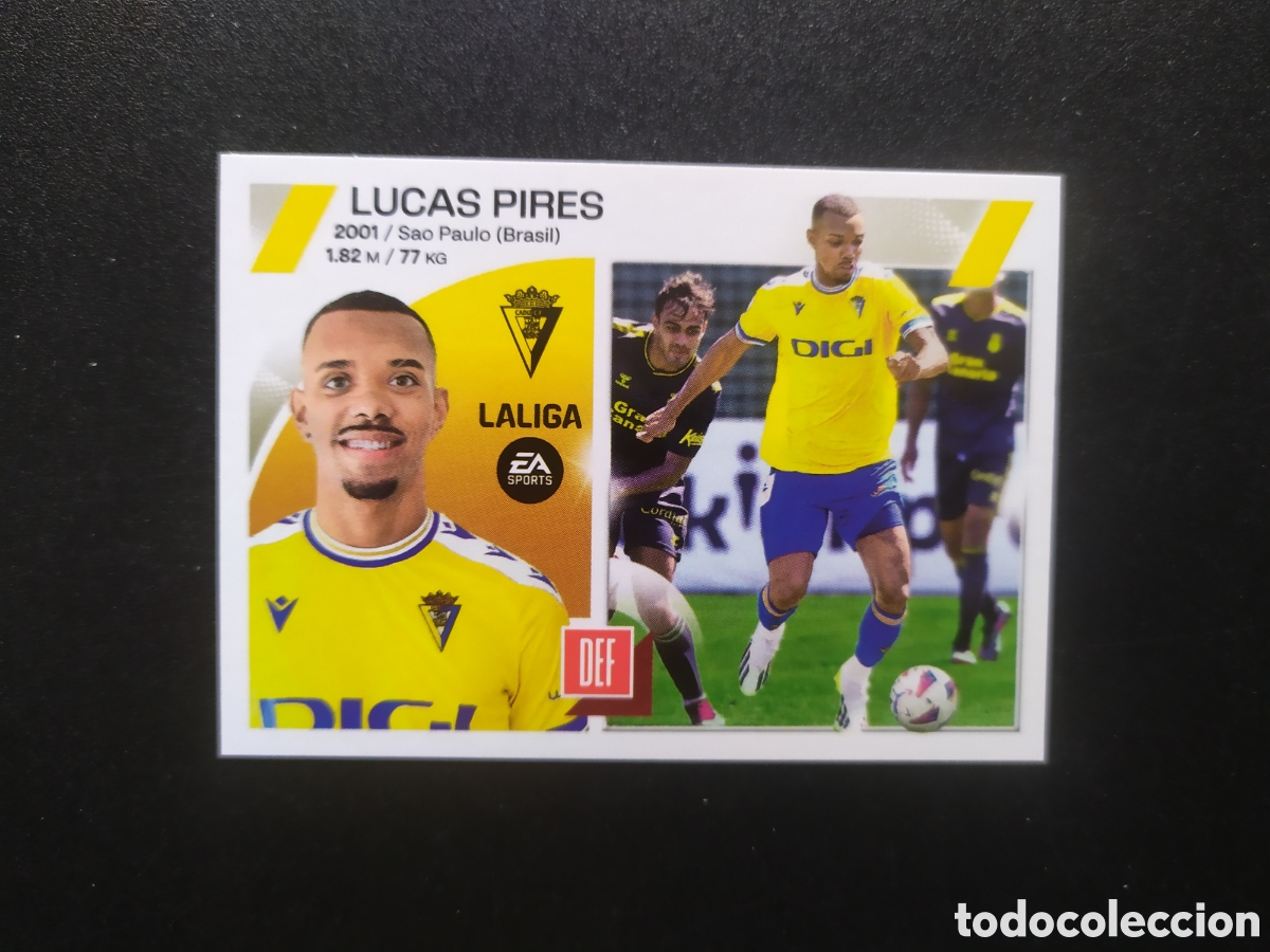 Figurine di Calcio: Liga este 2023 2024 23 24 panini Lucas Pires fichaje n&deg; 34 C&aacute;diz