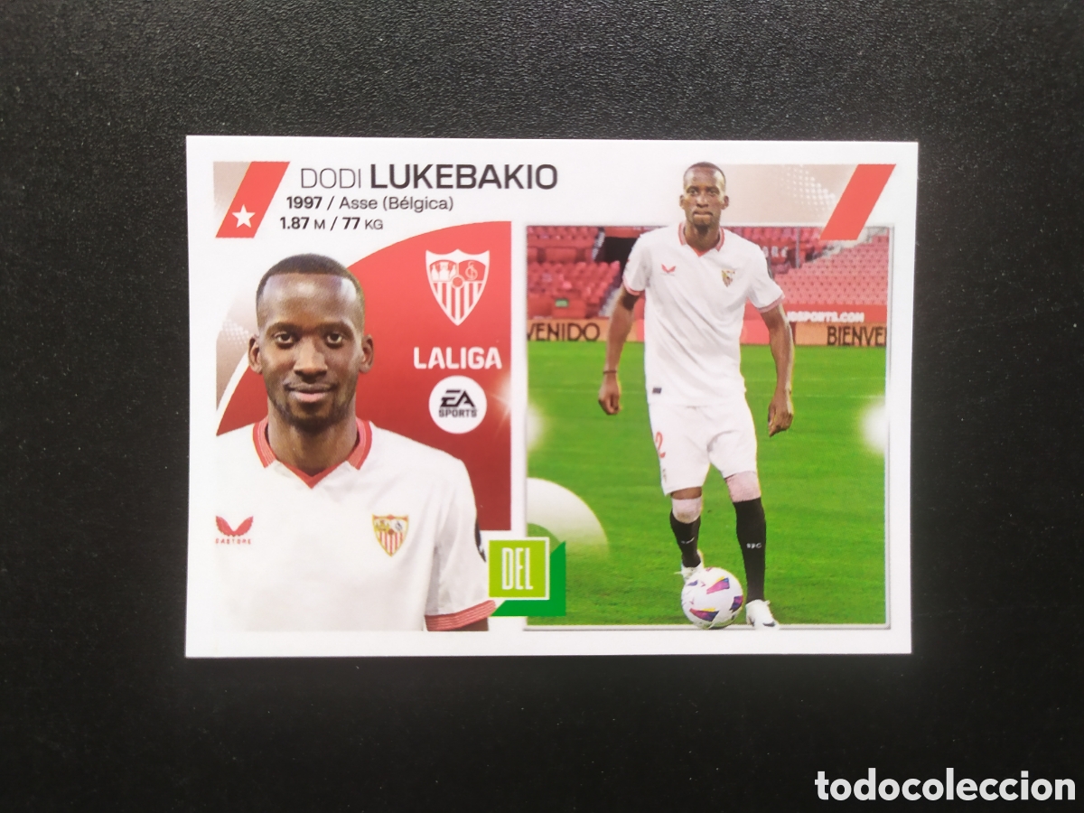 Figurine di Calcio: Liga este 2023 2024 23 24 panini Lukebakio fichaje n&deg; 41 Sevilla