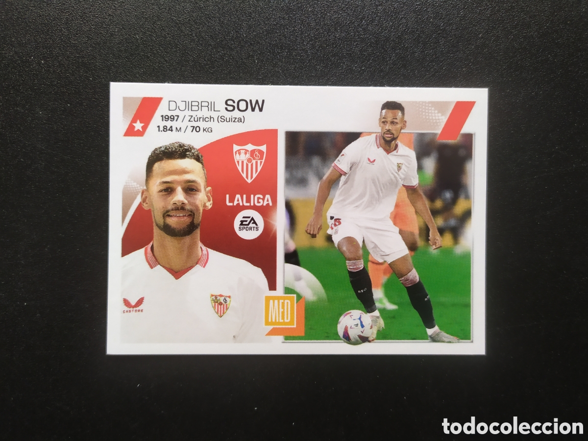 Football Stickers: Liga este 2023 2024 23 24 panini Sow fichaje n&deg; 36 Sevilla