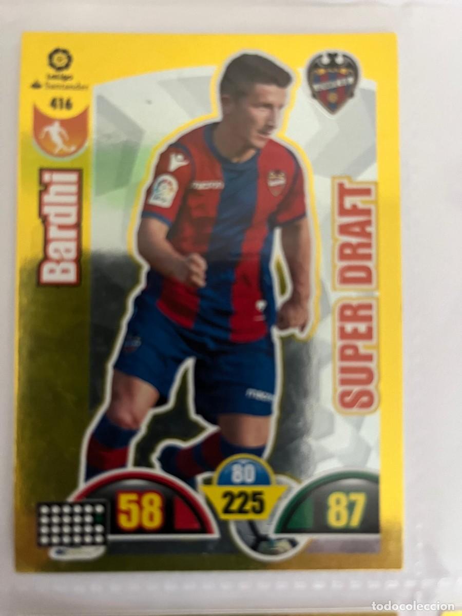 Cromos de Futebol: 416 bardhi levante super draft liga 17 18 ADRENALYN