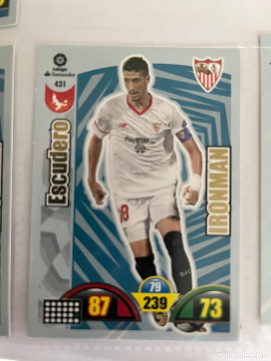 Football Stickers: 431 ESCUDERO SEVILLA IRONMAN LIGA 17 18 ADRENALYN