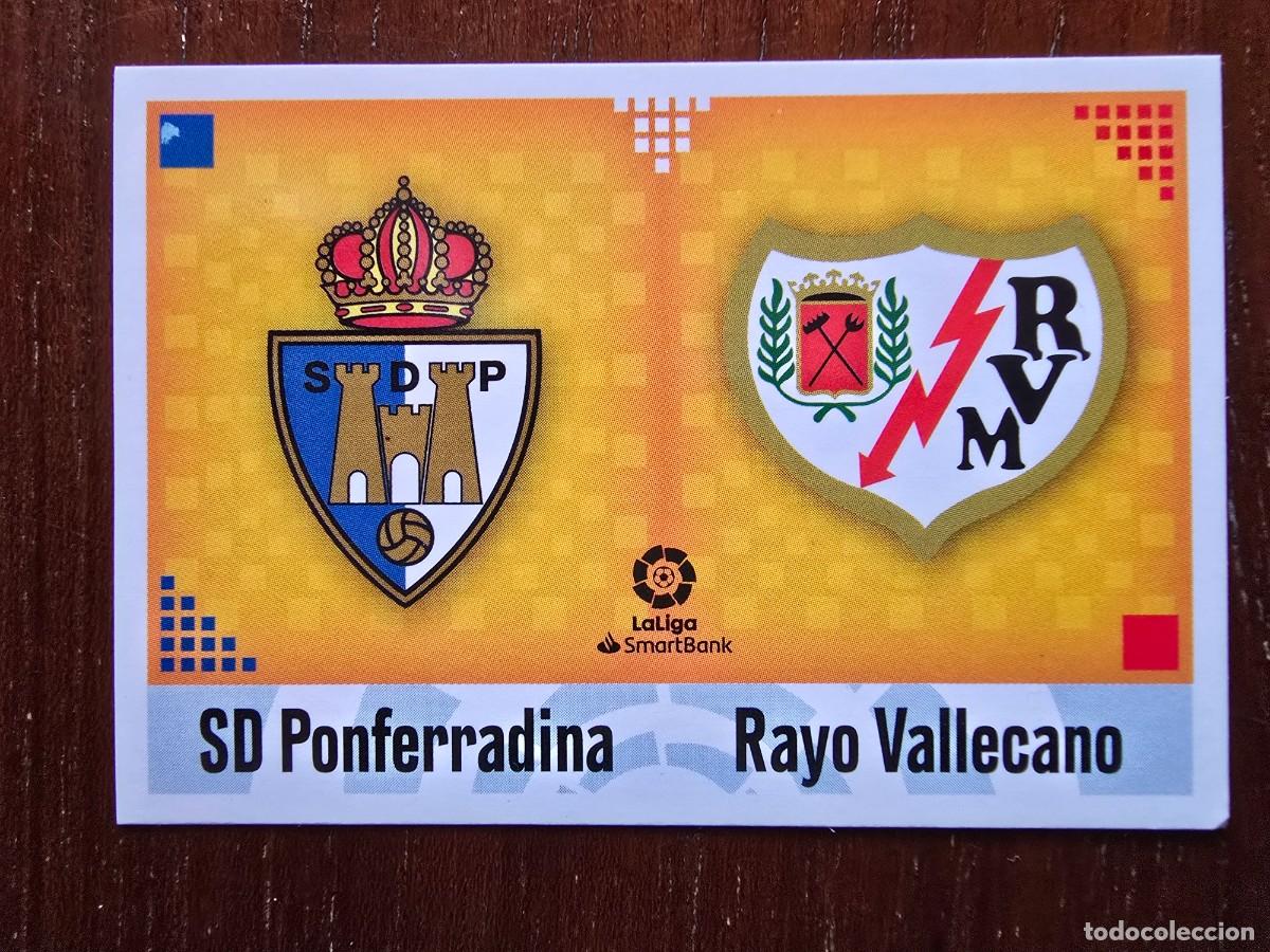Figurine di Calcio: Cromo Futbol Liga 2020/21 Escudo Ponferradina.Rayo Vallecano.Este.sin pegar