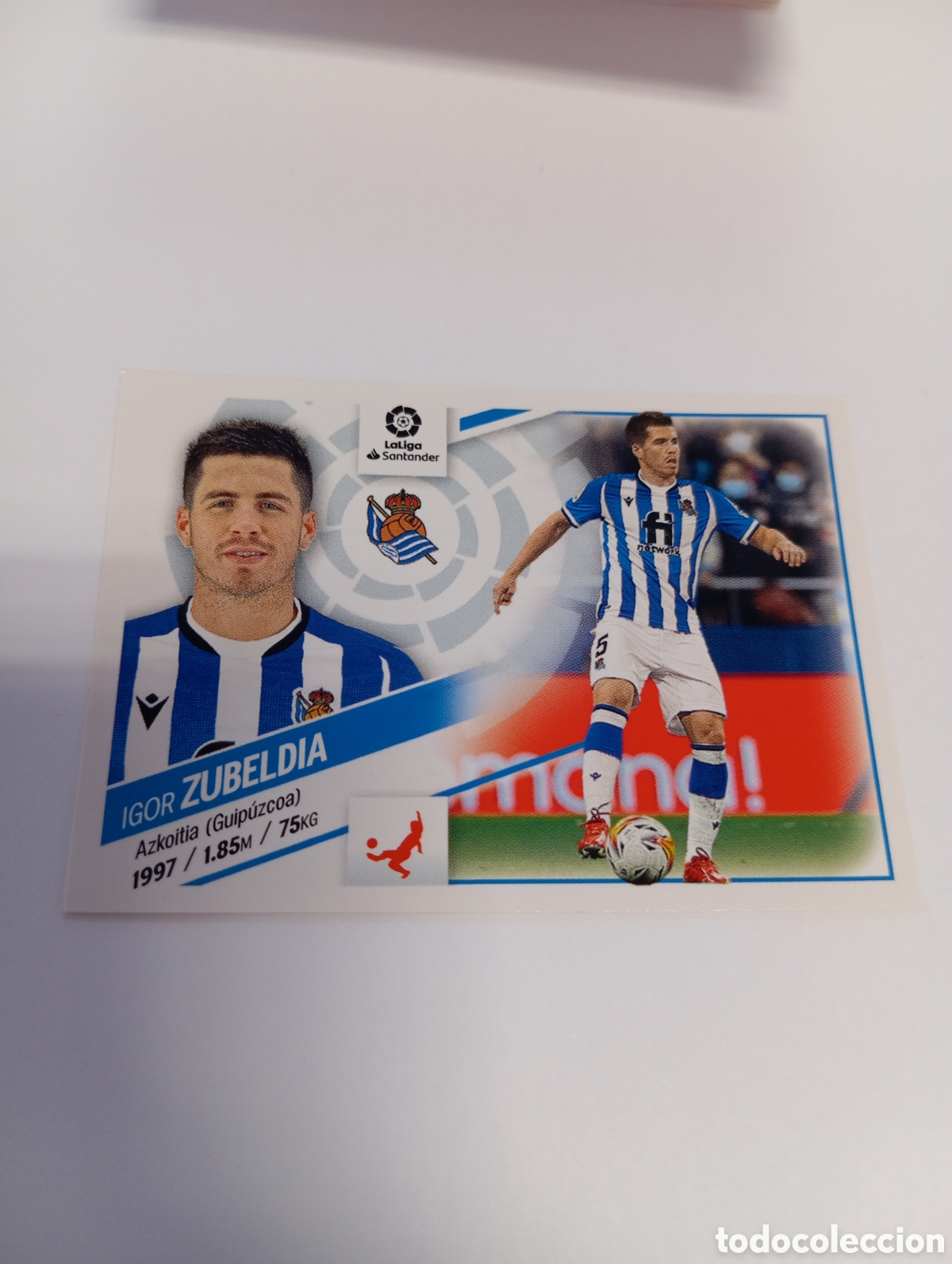 Fu&szlig;ball-Sticker: Zubeldia 9 REAL SOCIEDAD LIGA 22-23 ESTE 2022 2023 PANINI