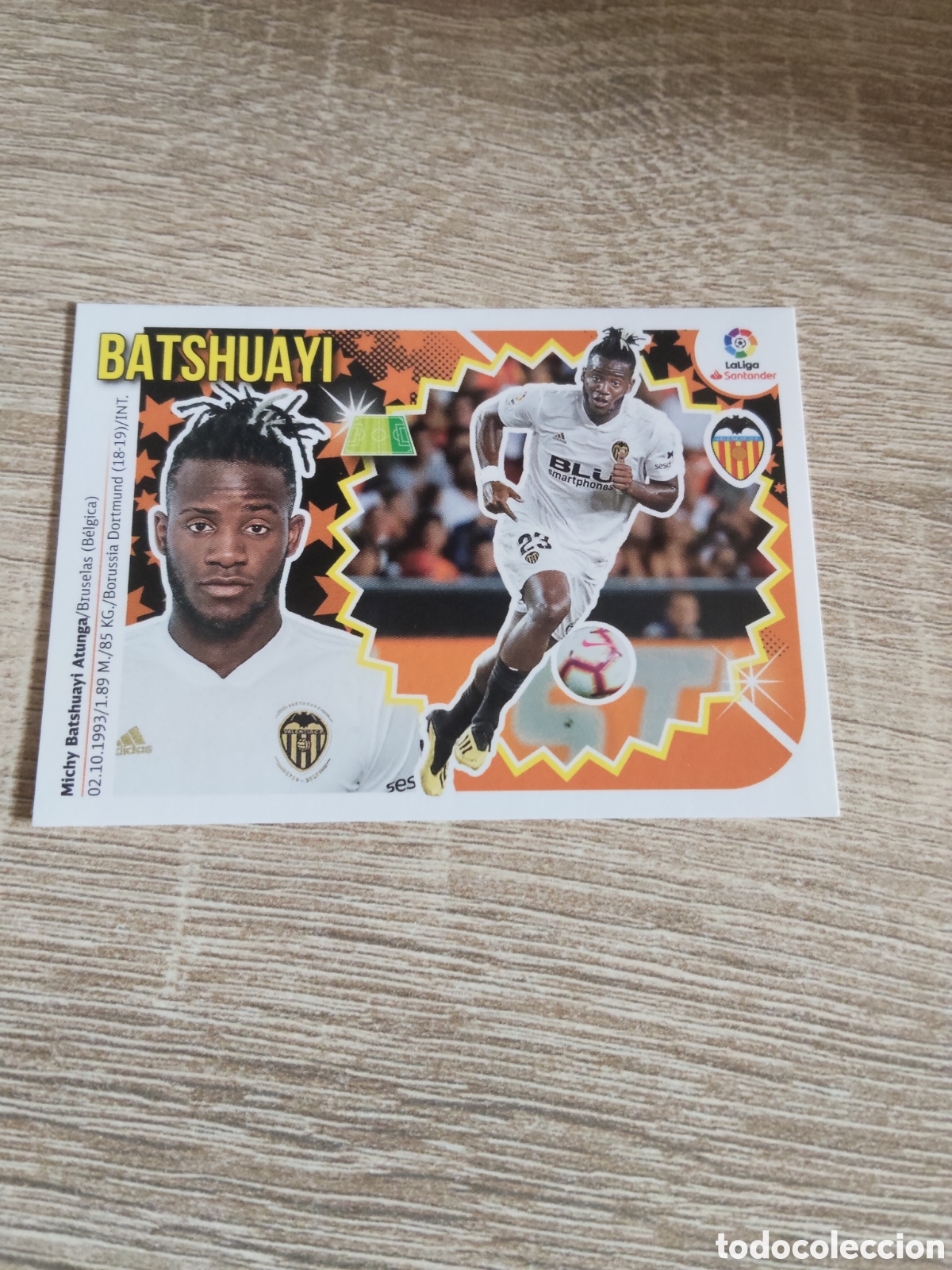 Figurine di Calcio: Batshuayi Valencia fichaje 47 liga 2018 2019 18 19 ediciones este